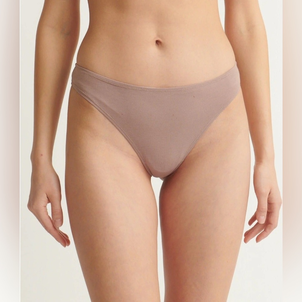 Skin Worldwide Genny Thong Panty, Fawn, Size XXL